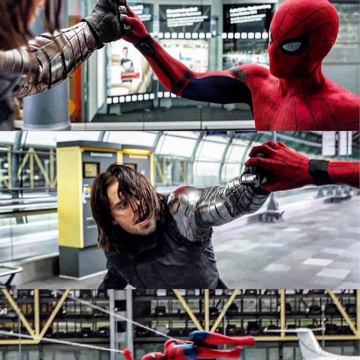 Bucky Barnes and Peter Parker thumbnail