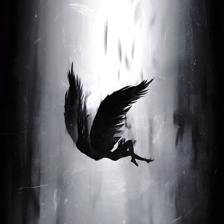 🪽🖤🩶🤍A FALLEN ANGEL!? ⋆. 𐙚 ˚🤍🩶🖤🪽 thumbnail