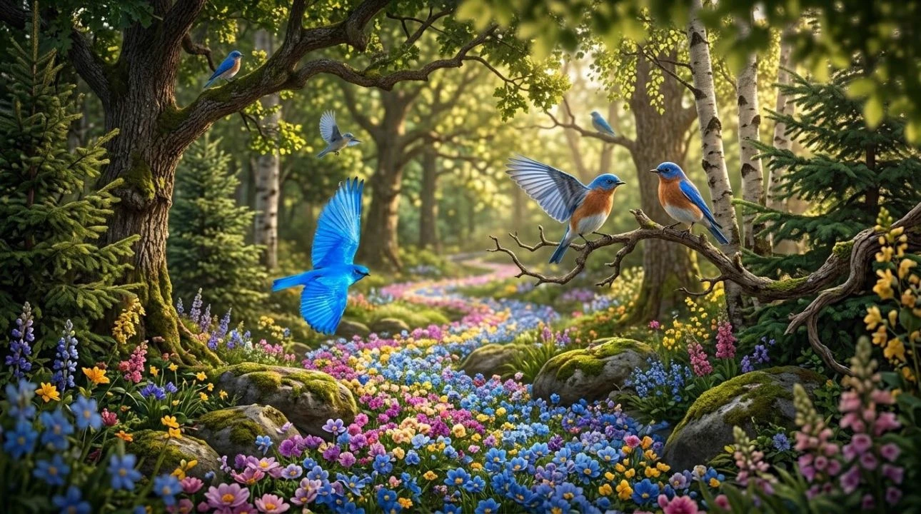 magical forest 💮🏵️🐦 thumbnail