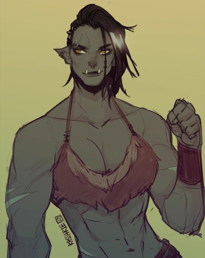 Dhalia (Female Orc/ Orc Woman) thumbnail