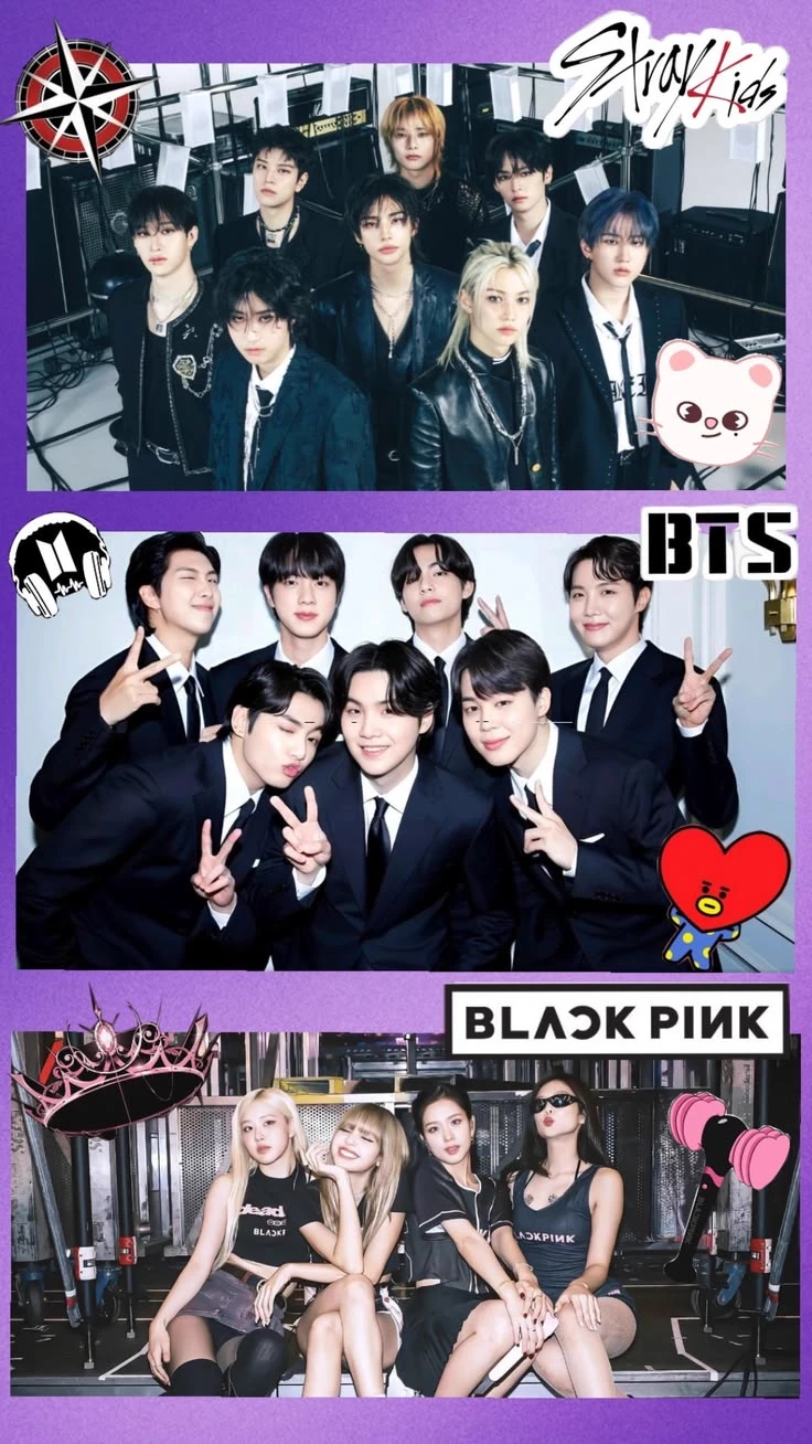 BTS. Blackpink. Stray Kids. thumbnail
