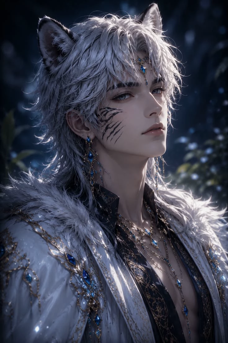 Kaelen , The White Tiger King (The Pentad) thumbnail