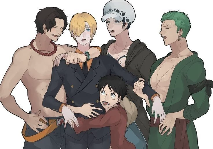 Sanji x Law x Luffy x Zoro x Ace thumbnail