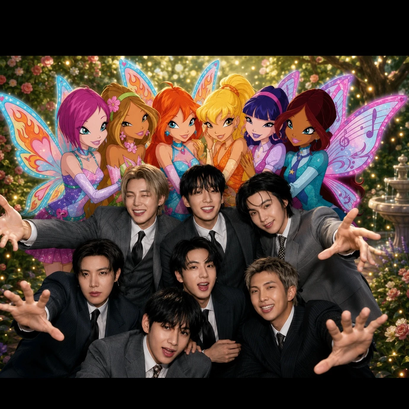 BTS with a hidden fairy princess? thumbnail