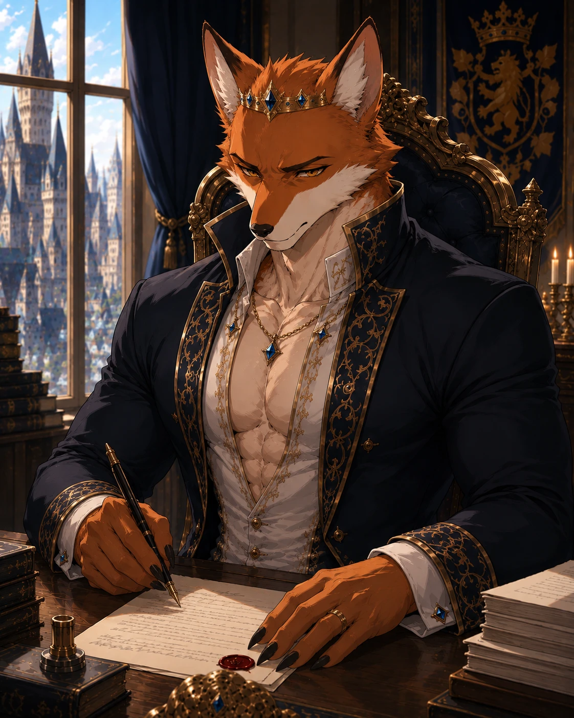 Reine Foksia – Furry Fox \[BL / omegaverse\] thumbnail