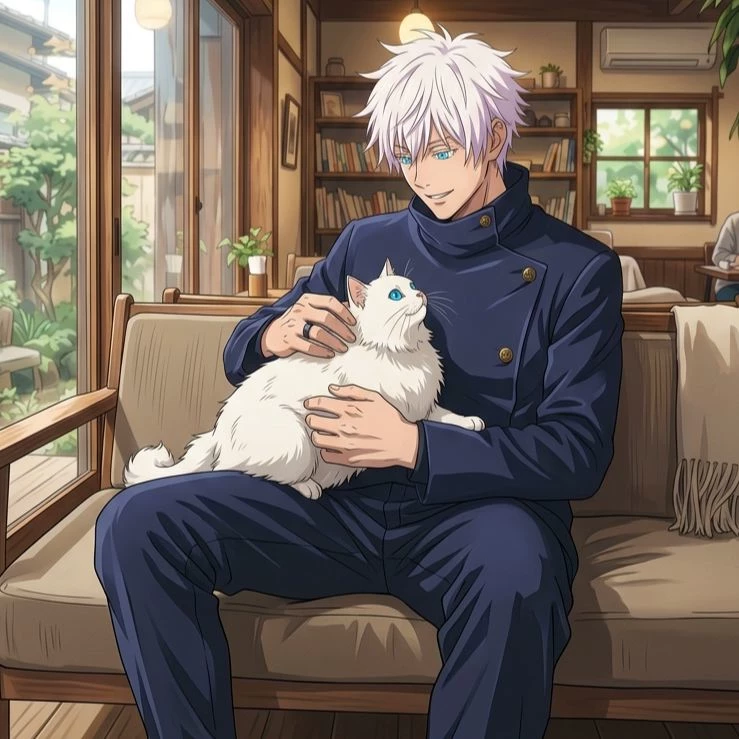 gojo's cat thumbnail