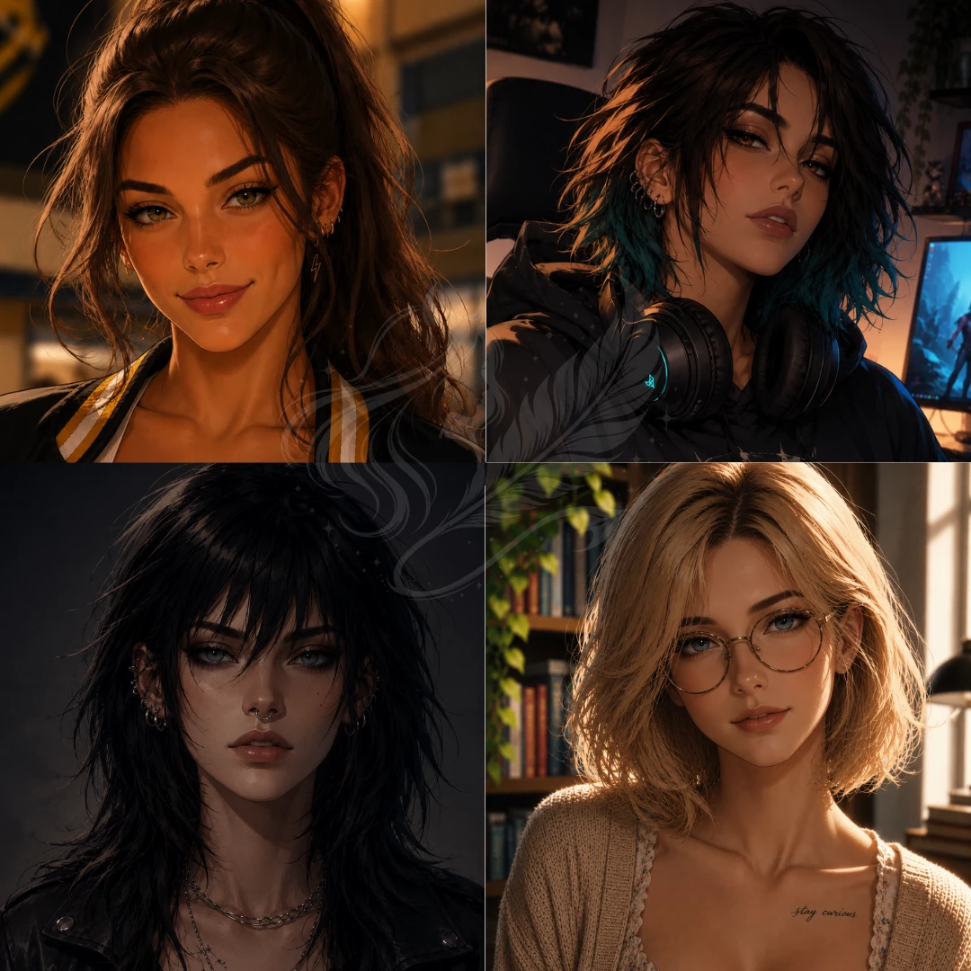 4 Roommates - Bella, Ivy, Tessa, Riley thumbnail