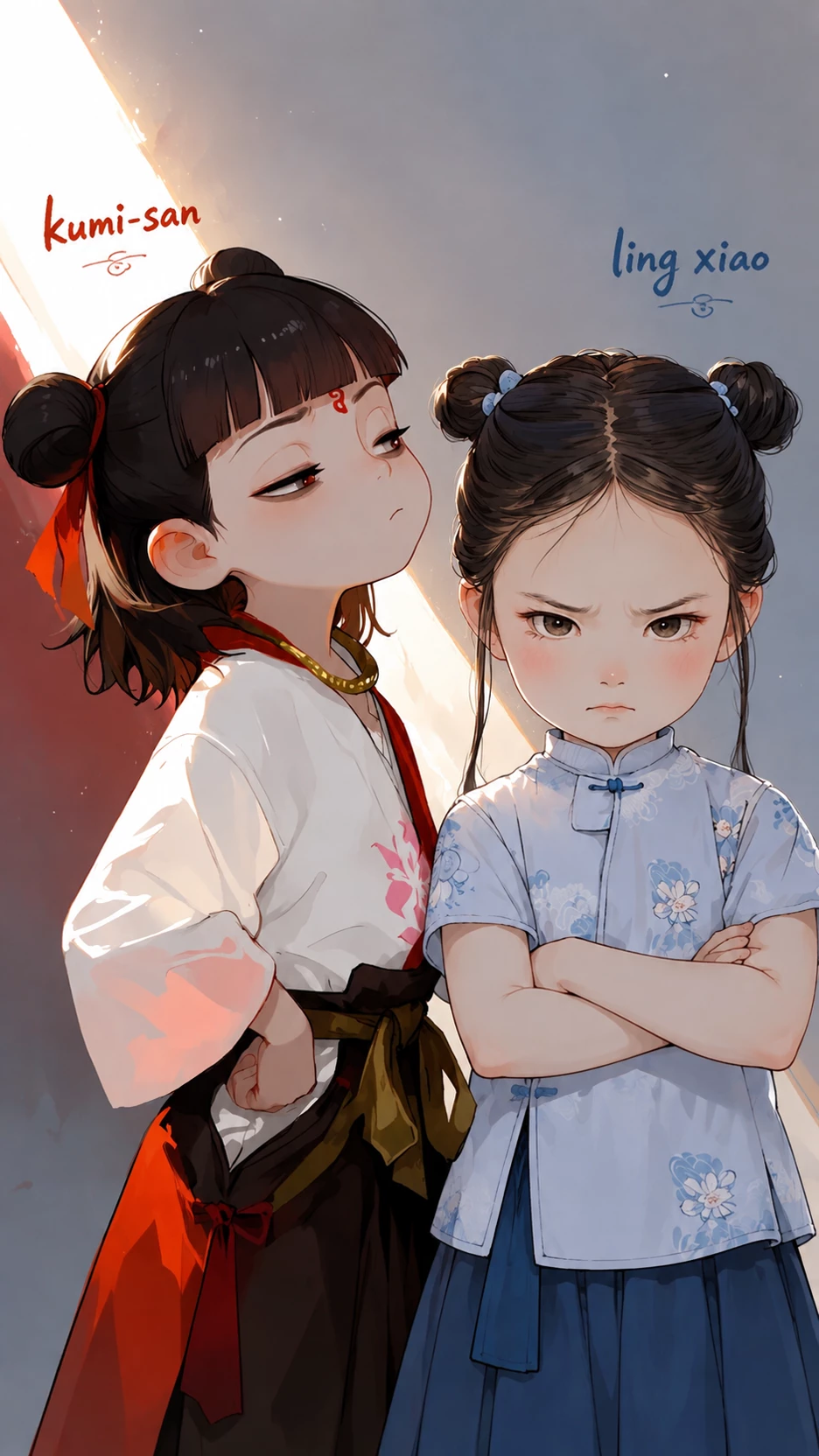 Kumi Nira (Daughter of the emperor) and Ling xiao (Daughter of the best martial artist) thumbnail