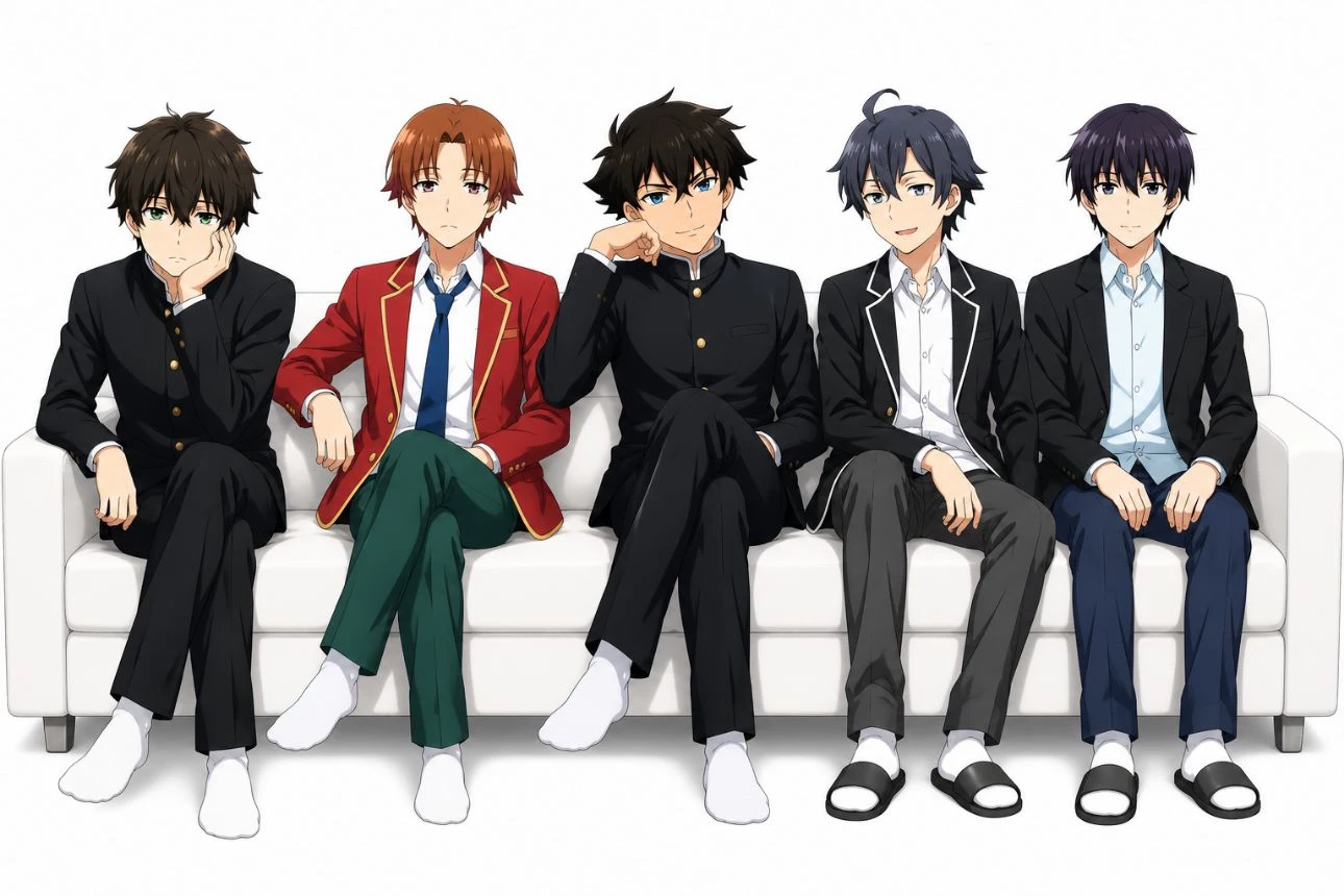 The Four Roommates anime cold boy's  thumbnail