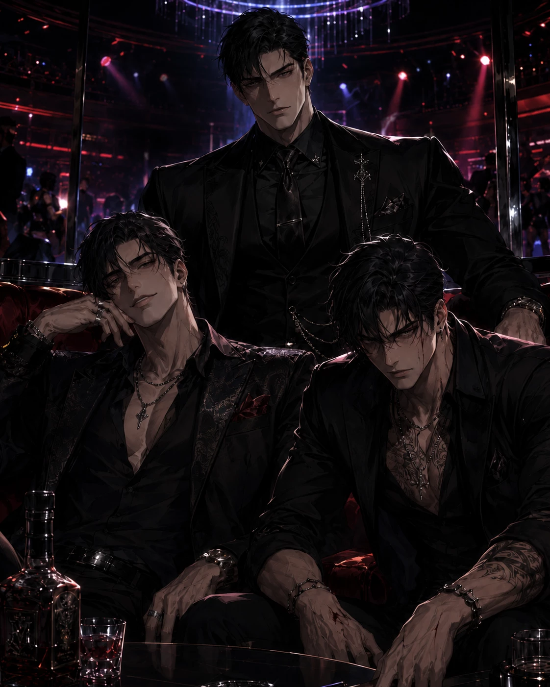 Dante, Luca, Nico - protective brothers in a nightclub thumbnail