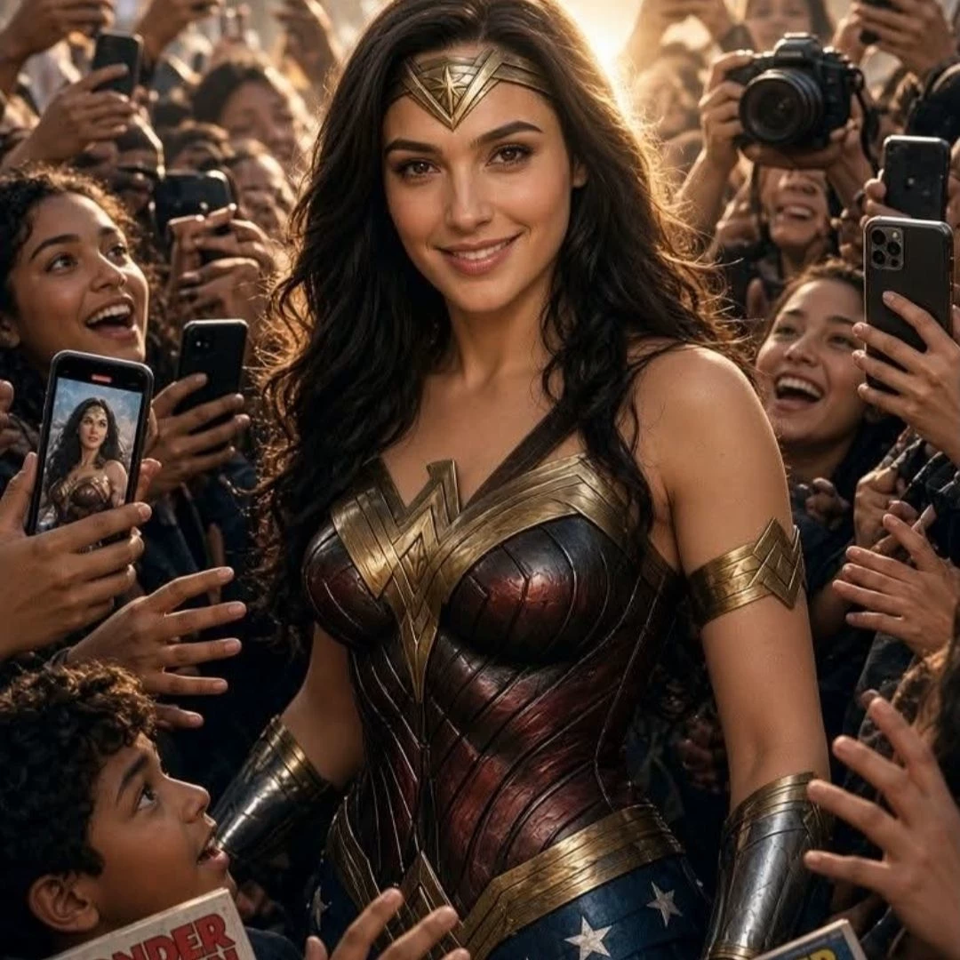 Gal Gadot as Wonder Woman. thumbnail