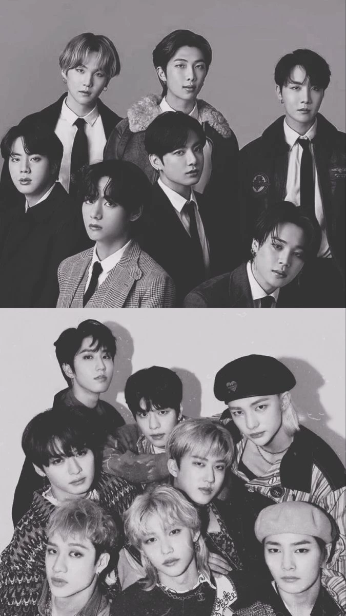 BTS AND STRAY KIDS thumbnail