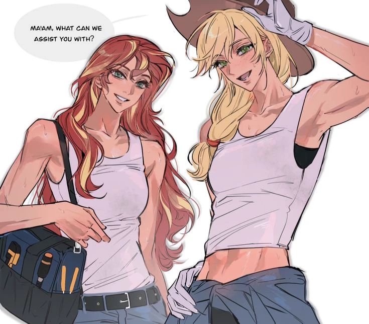 Applejack & Sunset Shimmer's Repair Shop 🍎🔥🛠 thumbnail