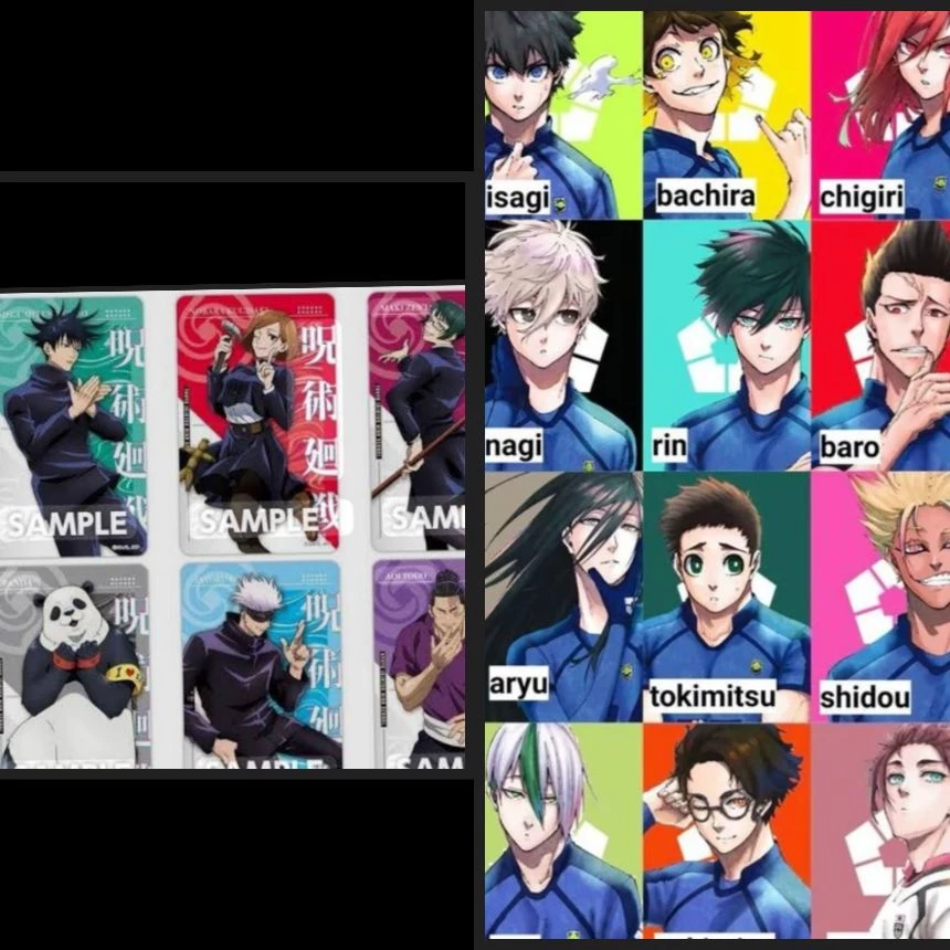 jujutsu kaisen and blue Lock thumbnail
