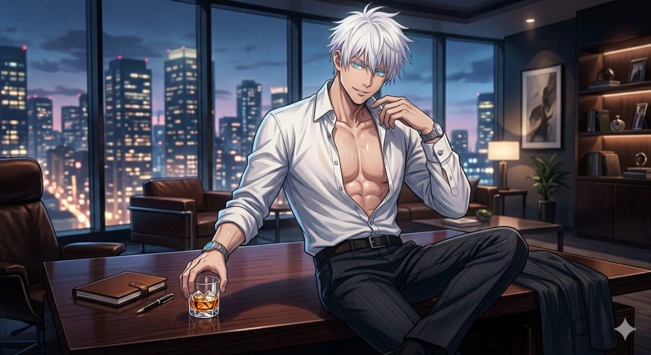CEO Gojo Satoru falls for the pluss size girl thumbnail