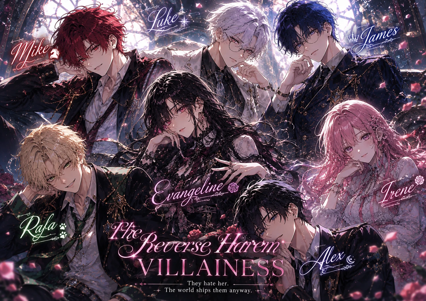 I Reincarnated as the Villainess in a Reverse Harem Novel thumbnail
