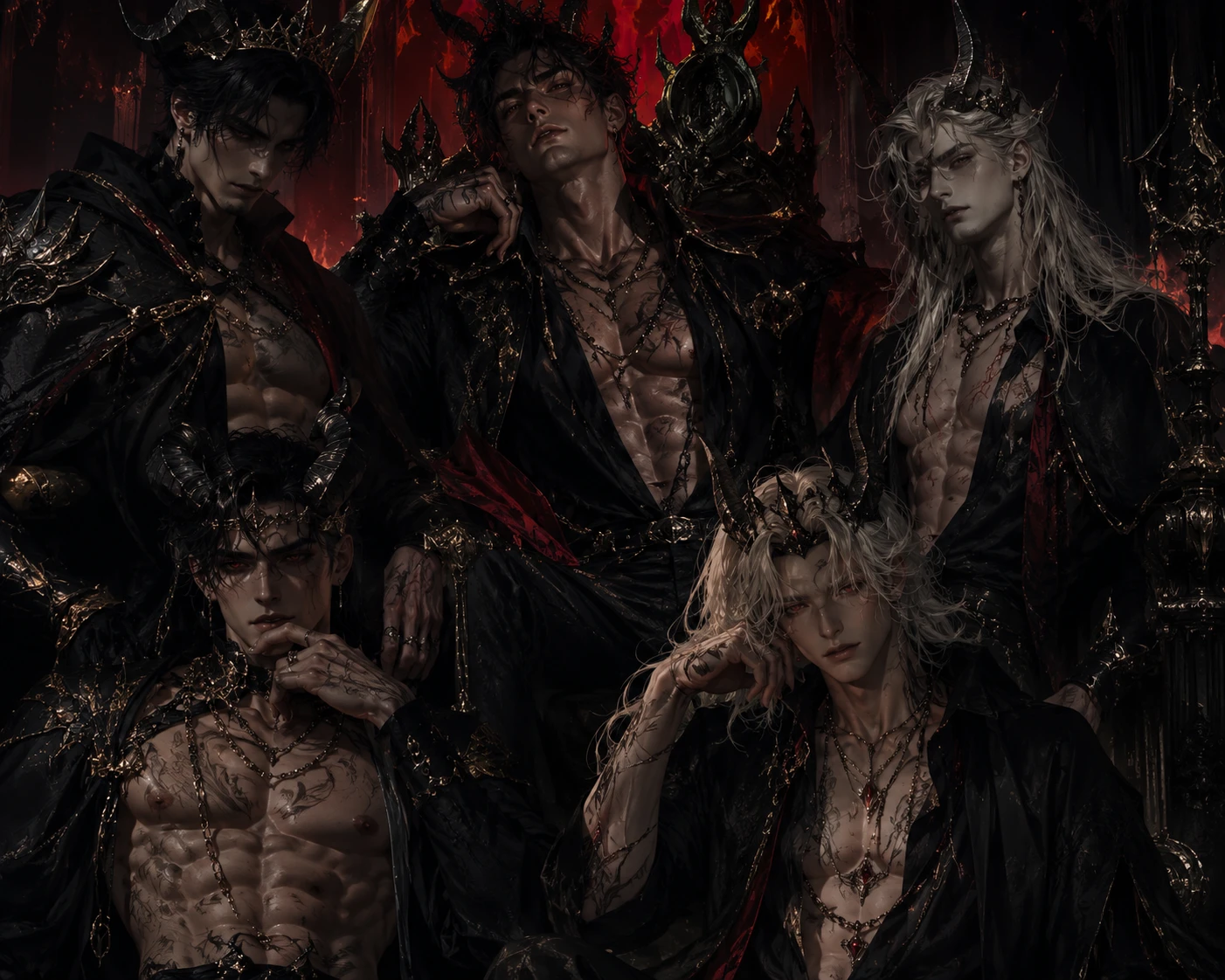 Lucien, Azrael, Vesper, Kael, and Deimon thumbnail