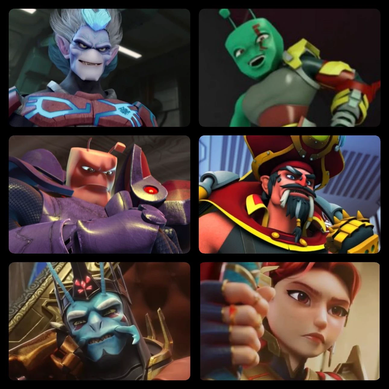 Ejo Jo, Bora Ra, Captain Vargoba, Retak'Ka, Emperor Reramos, Princess/Empress Kira'na thumbnail