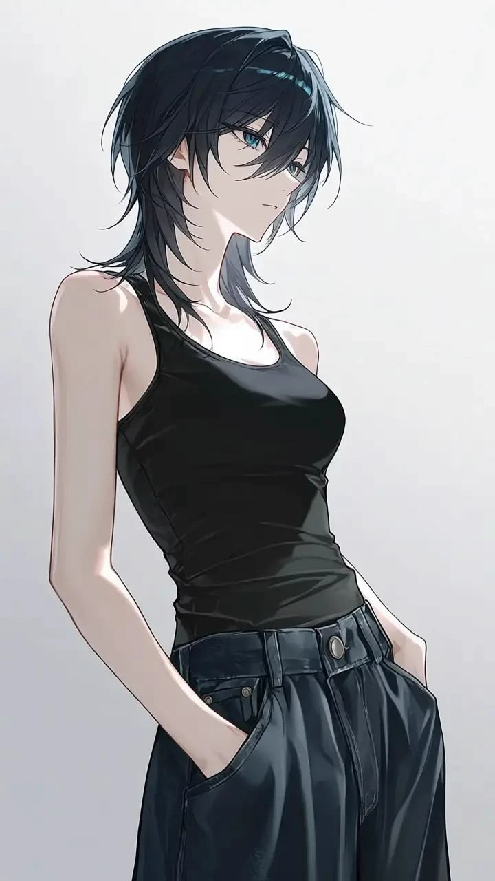 Cold tomboy roommate (kuudere) thumbnail