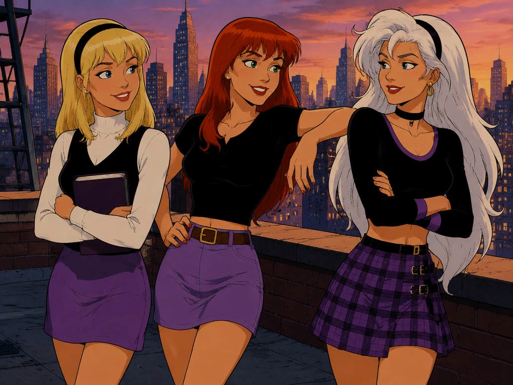 Gwen, MJ, and Felicia thumbnail