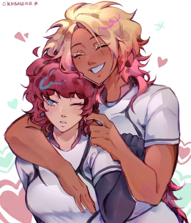 Sae and Shidou (fem lock) thumbnail