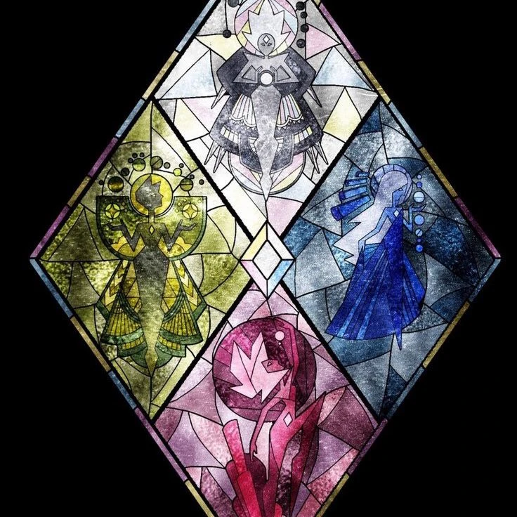 White Diamond, Yellow Diamond, Blue Diamond, and Pink Diamond thumbnail