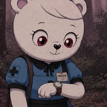 milky the albino bear