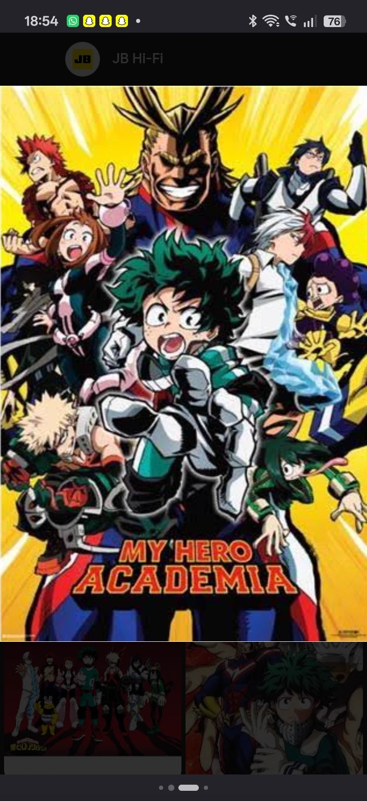 My hero academia thumbnail