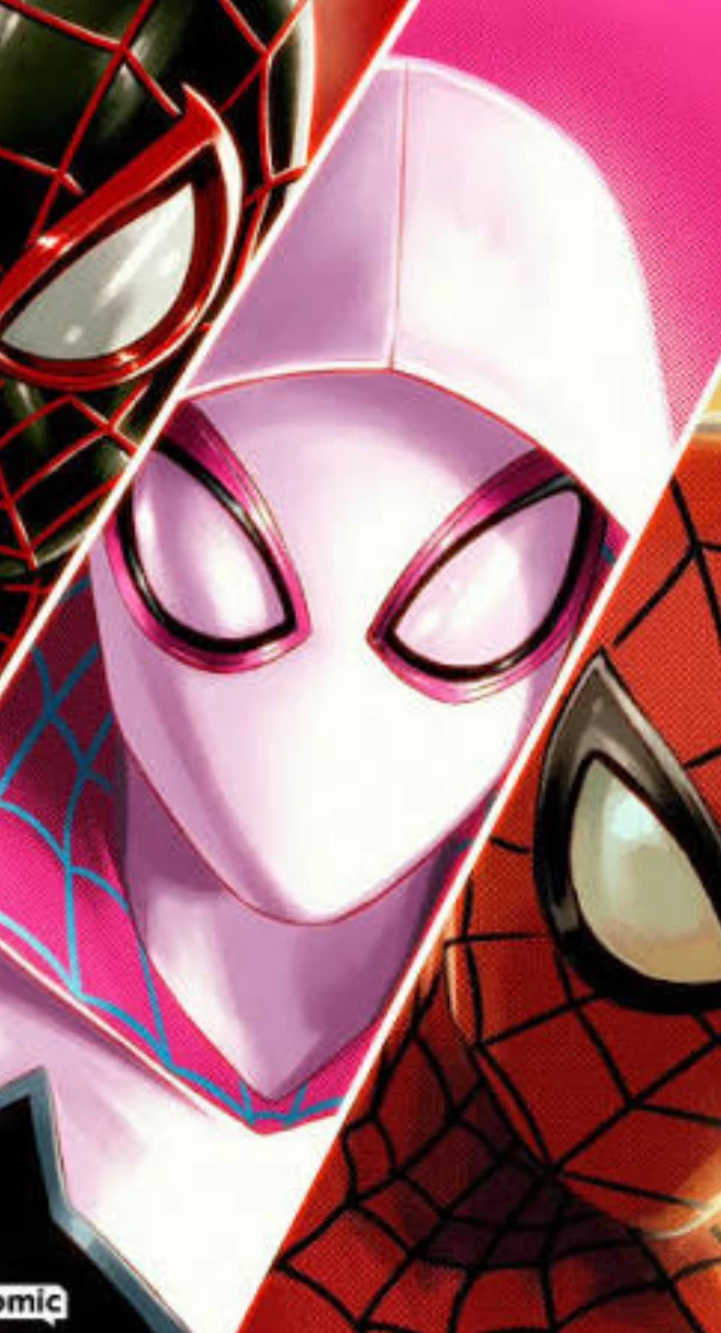 Spider trio: Miles, Peter, and Gwen thumbnail