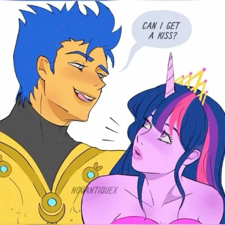 Twilight Sparkle and Flash Sentry (May Little Pony). thumbnail