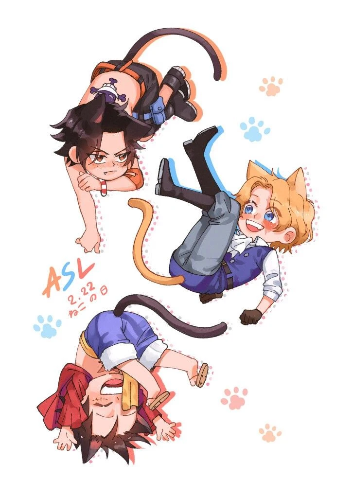 Ace Sabo and Luffy thumbnail