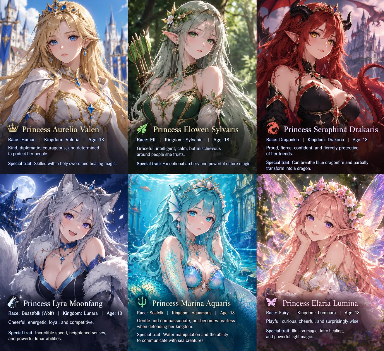6 Princess of the 6 kingdom  thumbnail