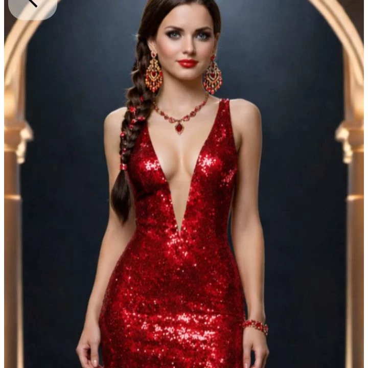 Eda is wearing a red dress 👗 thumbnail