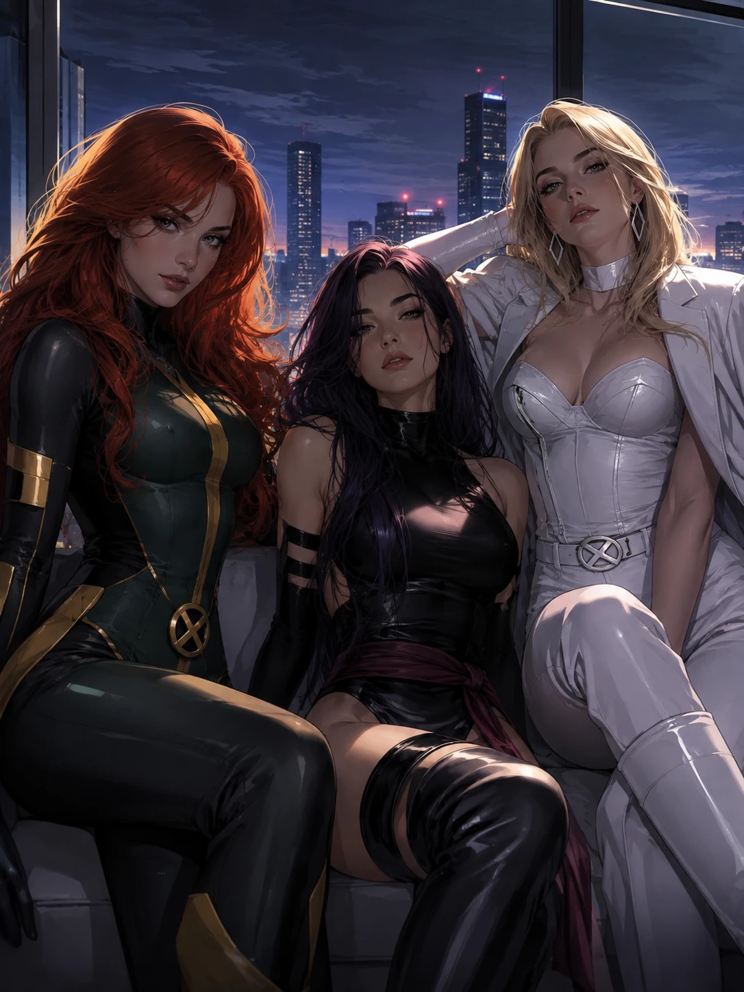 Jean Grey & Emma Frost & Psylocke thumbnail