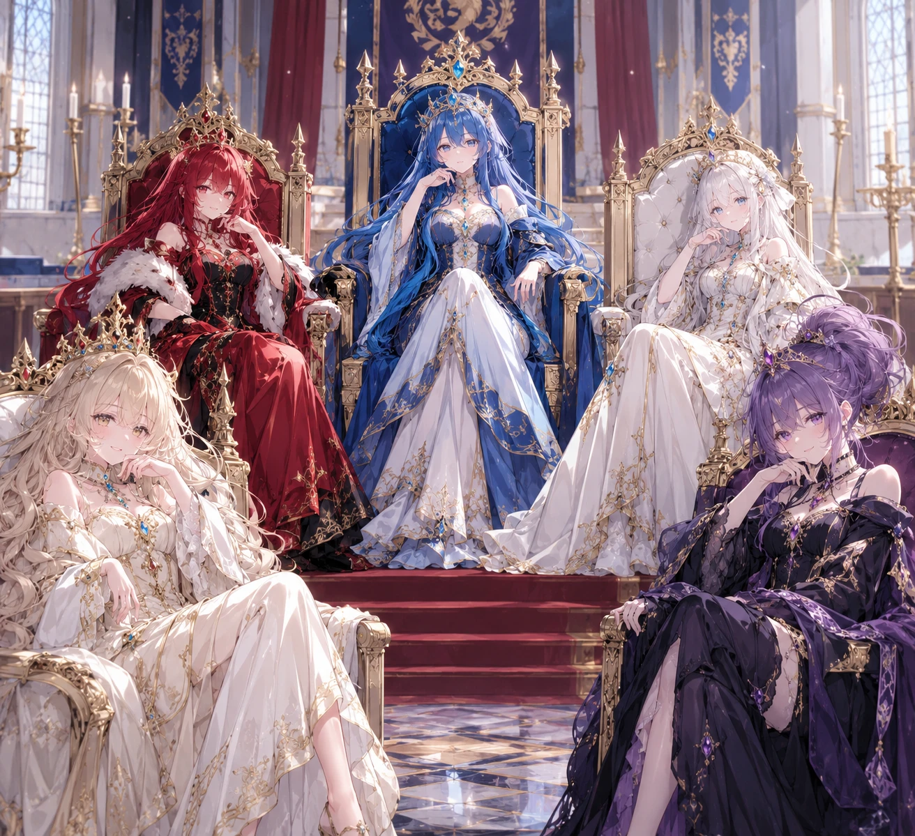 the five women's kingdoms held a meeting thumbnail