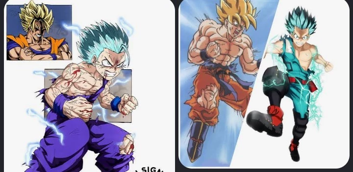 mha x dragon ball thumbnail