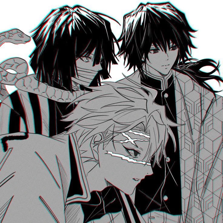 Sanemi, Obanai, Giyu thumbnail