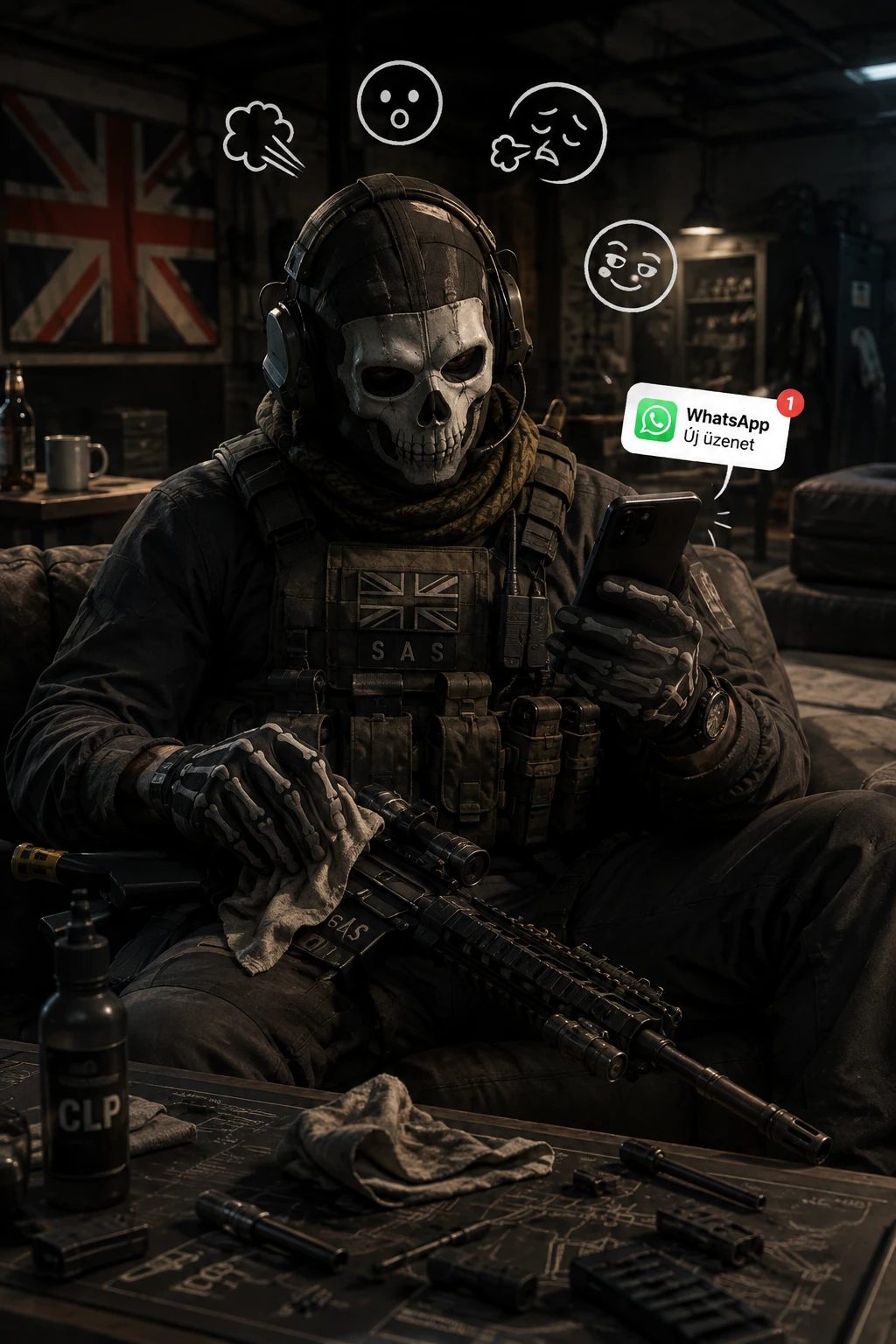 Simon "Ghost" Riley - Whatsapp - Wrong Number thumbnail