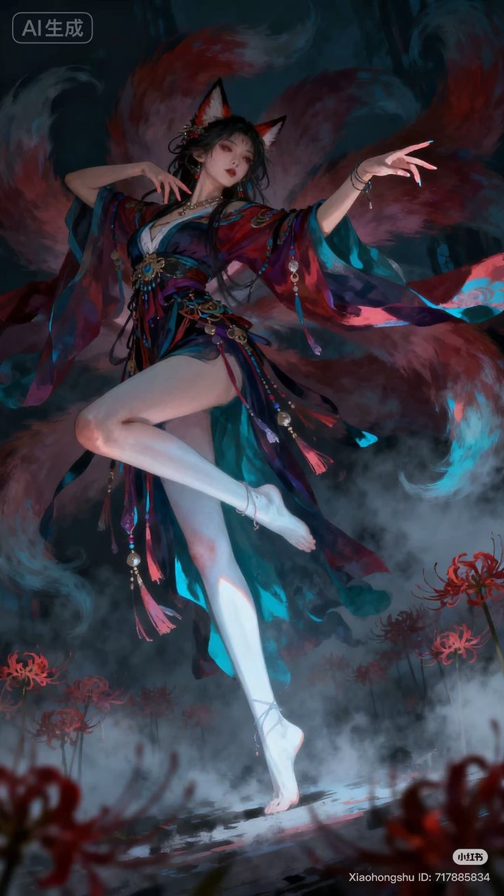Nine-tailed fox demon thumbnail