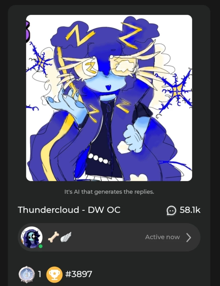 🌀Thundercloud starlight🪽 Dandy's world OC thumbnail