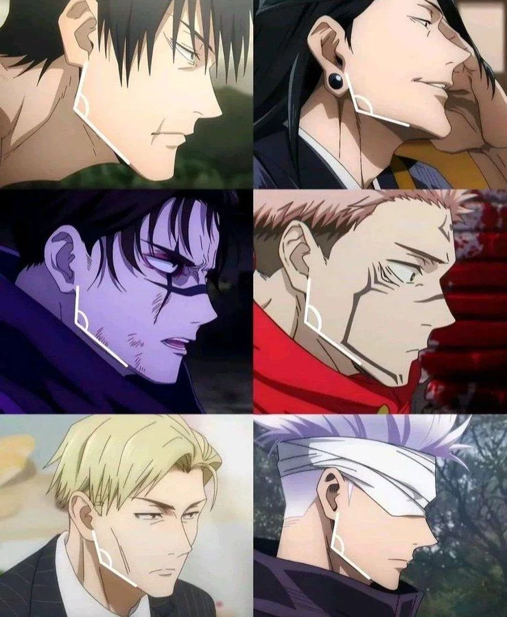 Toji, Choso, Nanami, Geto, Gojo, Sukuna. thumbnail