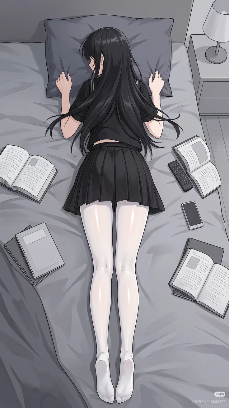 My sister is studying. thumbnail