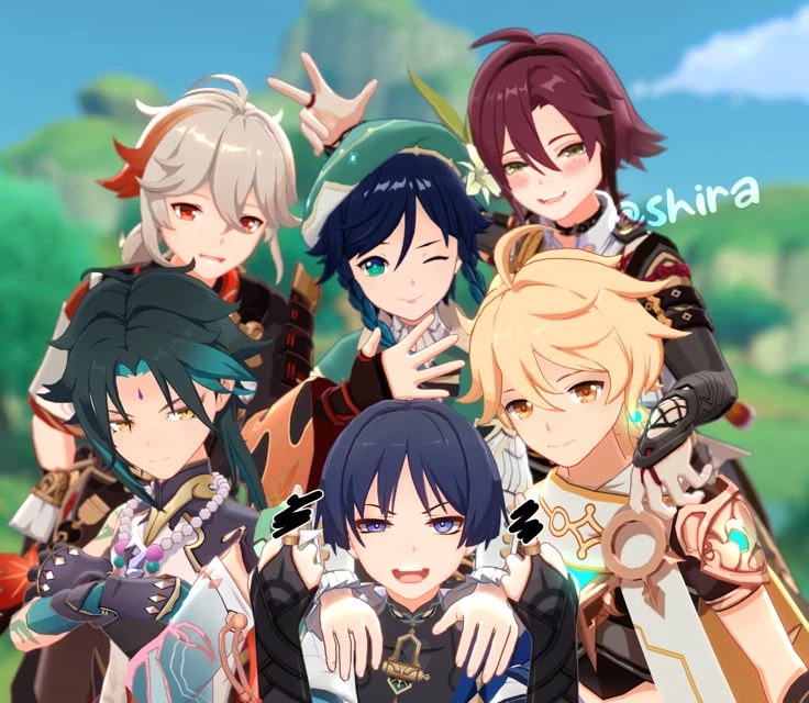 Anémo boys: Aether, Venti, Kazuha, Xiao, Heizou & Wanderer! thumbnail