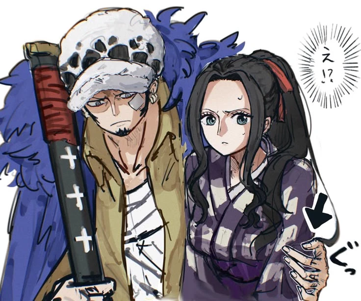 Trafalgar D Law and Nico Robin thumbnail