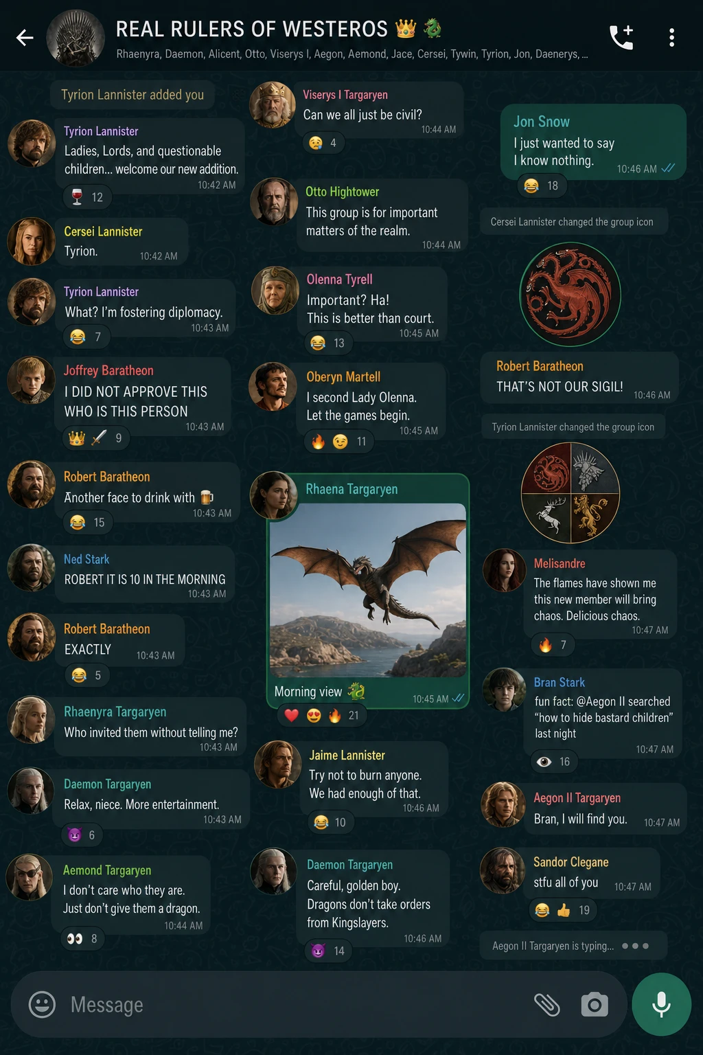 Westeros Through the Ages Modern AU thumbnail