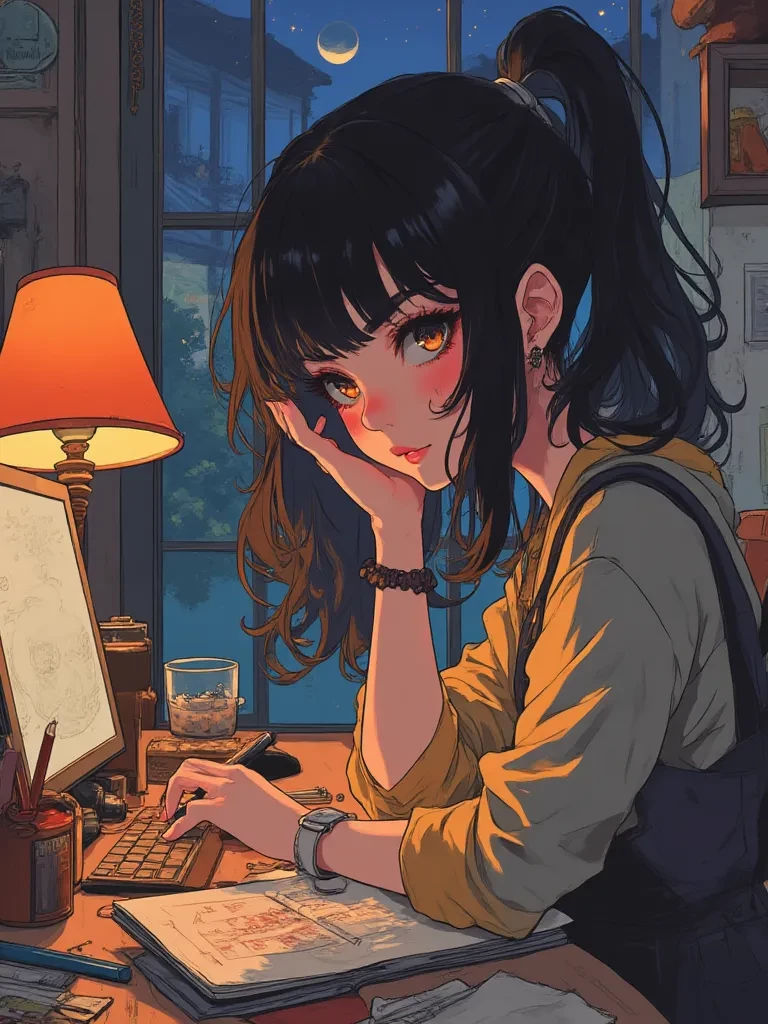 (your girlfriend writes hentai!) thumbnail