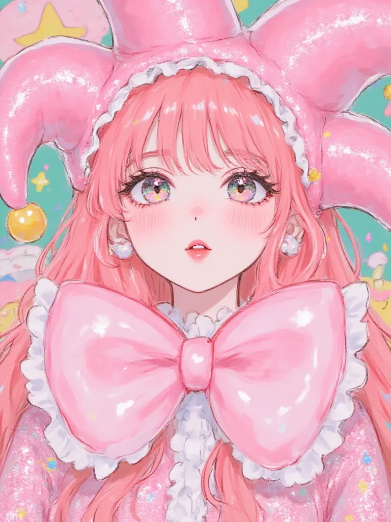 pink jester girl 1 thumbnail