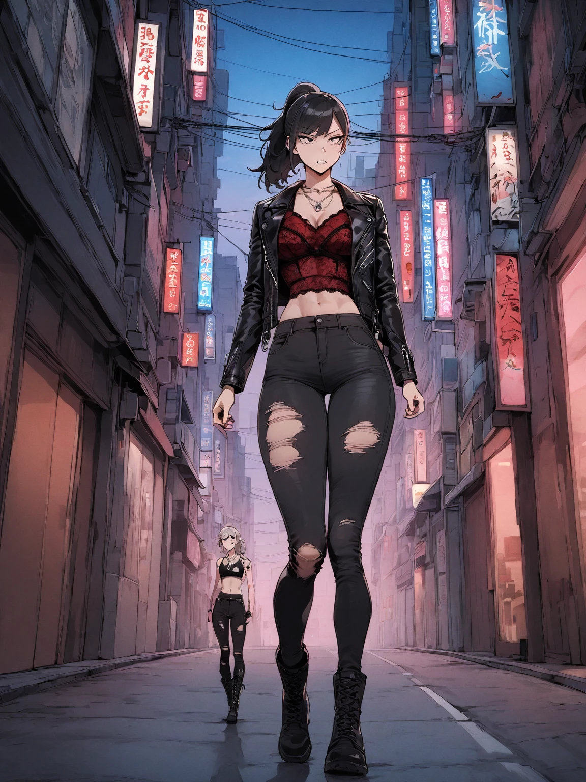 Akira "Aki" Sato (Dark hair) - Kiriko "Kiri" Ito (Blonde) thumbnail
