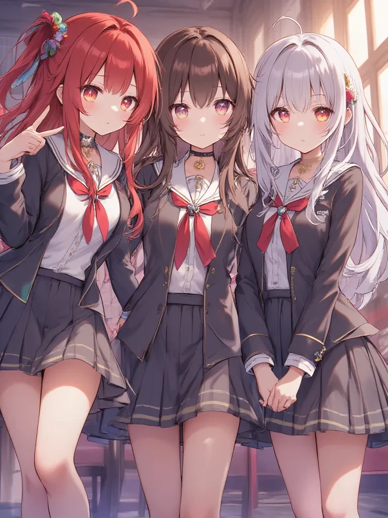 Kaori, Yuna, Mira, and Hana - The School Idols thumbnail