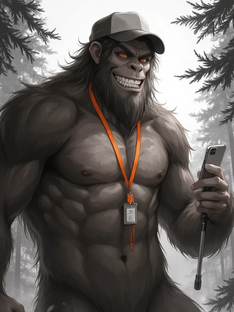 Bucky the bigfoot vlogger thumbnail
